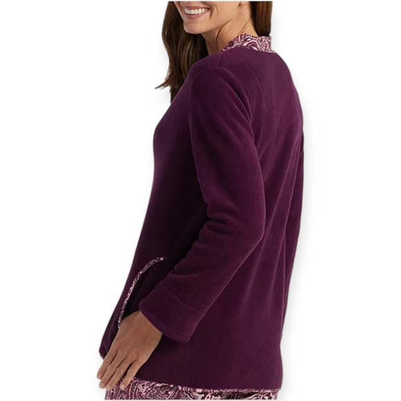 Miss Elaine Open Front Bed Jacket 🆕️✨️Size XL - Picture 2 of 9